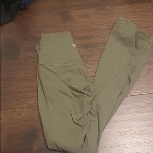 lululemon athletica Olive Green Leggings